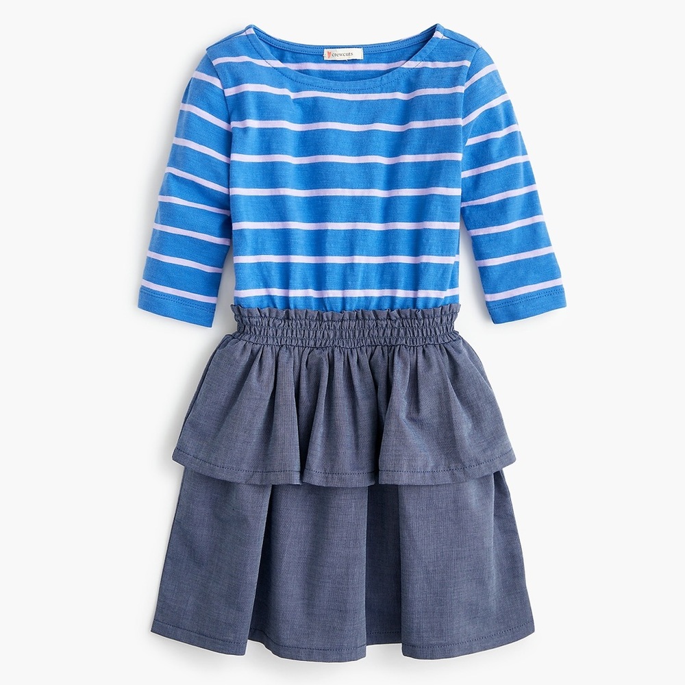 J.Crew Crewcuts Girls' Elbow-Sleeve Mixy Dress